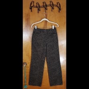 Vintage Talbots Petites Leopard Print Courdoroys